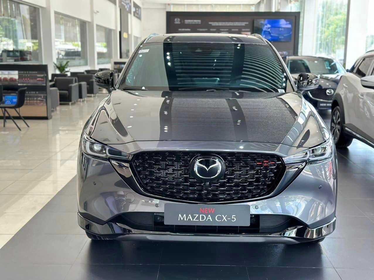 Phía trước xe nổi bật với lưới tản nhiệt màu xám